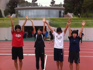 女子マイル変顔